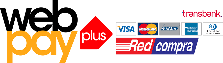 Webpay Plus de Transbank: Visa, Mastercard, Magna, American Express, Diners y Redcompra